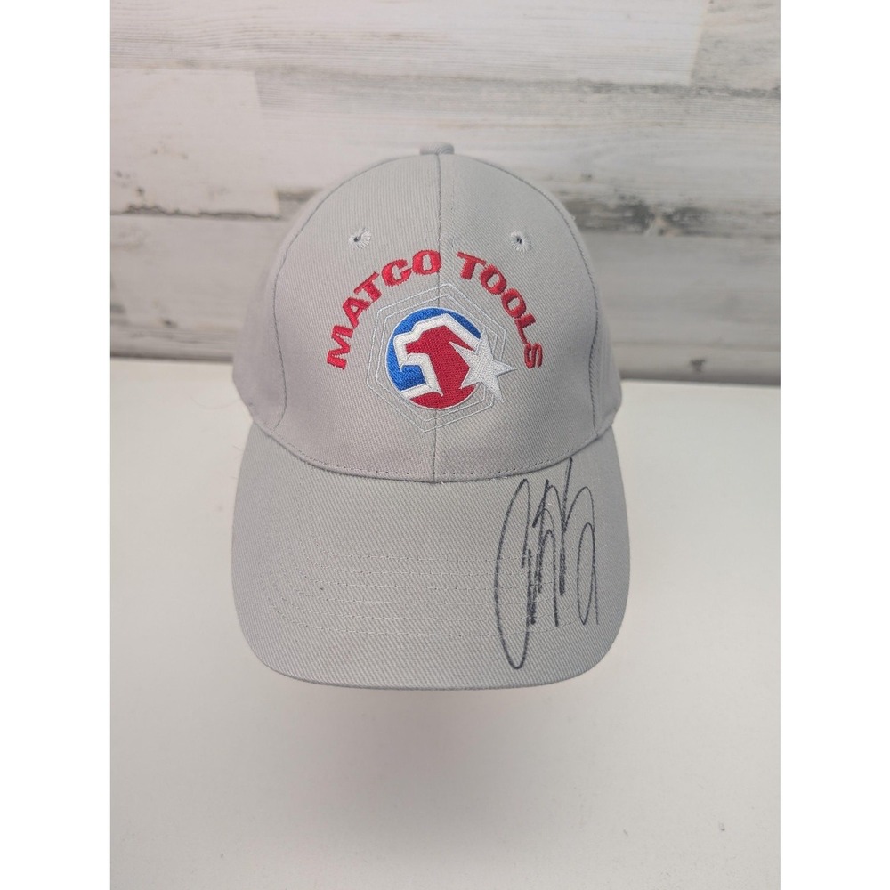 Matco Tools Autographed Gray Baseball Hat Signed Adjustable Cap Were the Source